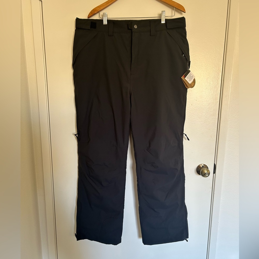 Women  Versatile Black Snow Pants